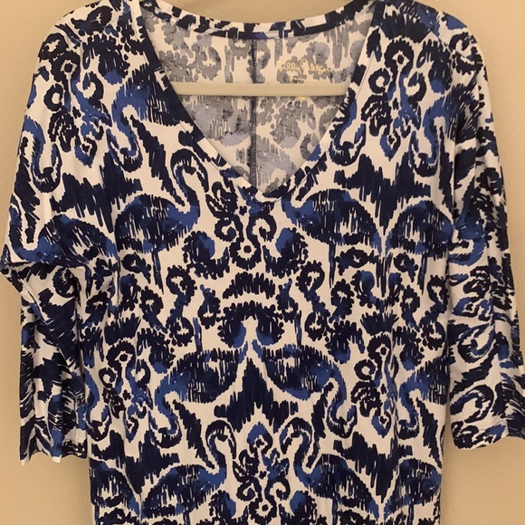 Lilly Pulitzer blue and white tunic dress - Picture 3 of 4